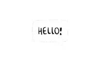 Text Hello Sticker