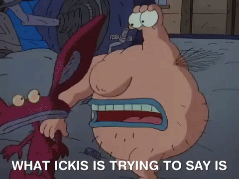 nickrewind giphydvr nicksplat aaahh real monsters giphyarm044 GIF