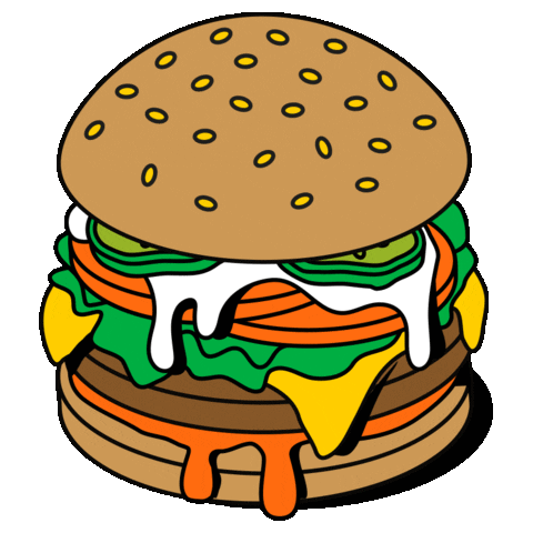 Hungry Burger Sticker by Season of Victory