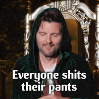 Adam Scott Bathroom Humor GIF by Brittany Broski