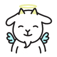 jinsdesk goat jinsdesk Sticker