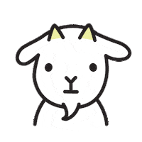 jinsdesk goat jinsdesk Sticker