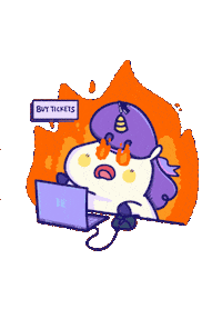 Panic Ohdoodlez Sticker