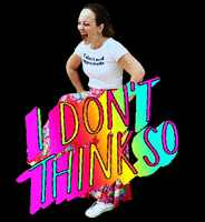 Laugh I Dont Think So GIF by The nutrition guru