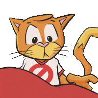 Scaredy Cat Whats That Sticker by VeeFriends