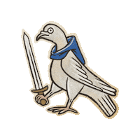 Sword Pigeon Sticker by Yaza Games