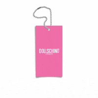 Dollschino pink shop tag shop online GIF
