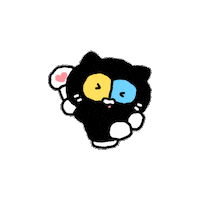 Cat Sticker by bubble