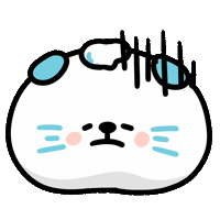 Cream Otter Sticker by 大白丸丸(daibai maru)