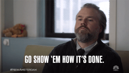 go show em how it&#39;s done GIF by New Amsterdam