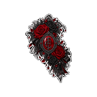 condesaescarlata rose roses gothic rosas Sticker