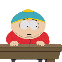 Nervous Cartman Sticker by South Park