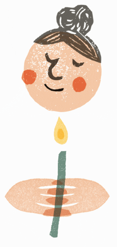 SalutStefanie light thinking of you kaars light a candle GIF