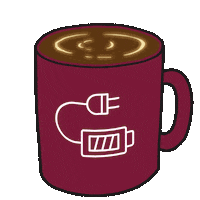bernsteinpwm coffee mug bean morning coffee Sticker