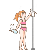 Pole Dance Sticker