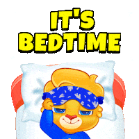 Sleepy Good Night Sticker by Lucas and Friends by RV AppStudios