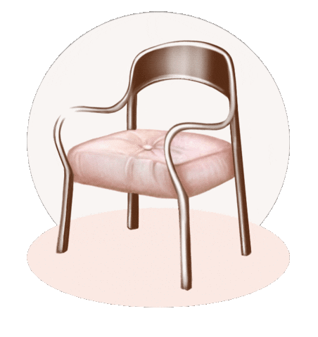 Chair Furniture Sticker