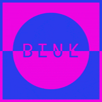 ArtSqb animation pink text blue GIF