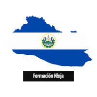 El Salvador Flag Sticker by Formación Ninja