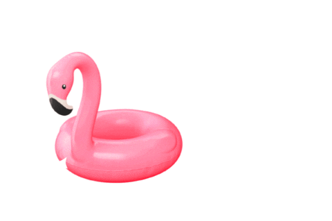 Pink Flamingo Pinkmood Sticker by Malibu Rum