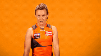 Afl Womens Wink GIF by GIANTS