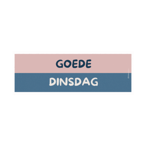 Dinsdag Sticker by DOE Support