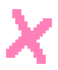 Pixel Pink Sticker