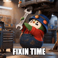 Penguin Fixing GIF by ZaddyFi