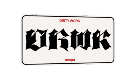 Work It Sticker by aespa