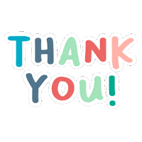 Thankyou Sticker by Offspringinc
