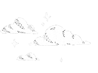 alxikart animation new white stars Sticker