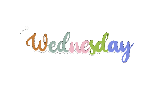Wednesday Weekday Sticker