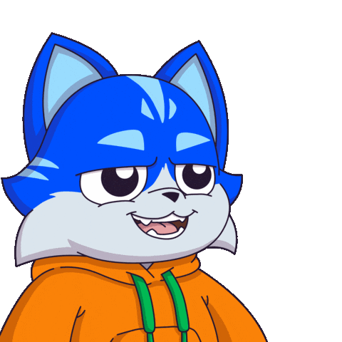 Cat Smile Sticker by Toshithecat