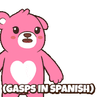 Shocked Teddy Bear Sticker by BEARISH