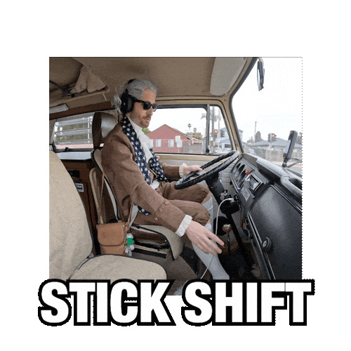 Car Driving Sticker