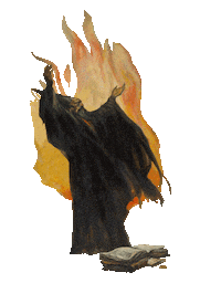 Fire Magic Witch Sticker by Frazetta Girls