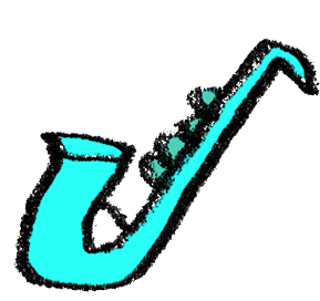 kunstadelthapert giphyupload saxophone saxofoon hapert Sticker