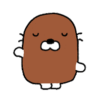 pikuiku vibes wave mole the g Sticker