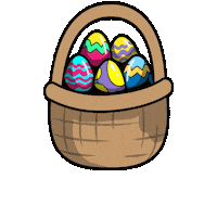 Easter Basket Sticker by hellovrasidas