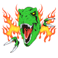 9c6t2 trex rex lex speedstar Sticker