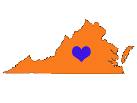 Virginia State Sticker