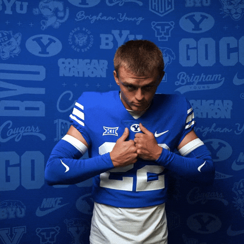 College Football Go Cougs GIF by BYU Cougars