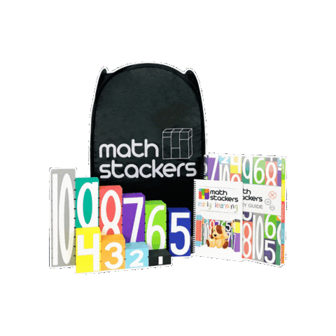 mathstackers giphygifmaker math number block Sticker