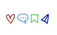 violetteviette love heart like reactions Sticker