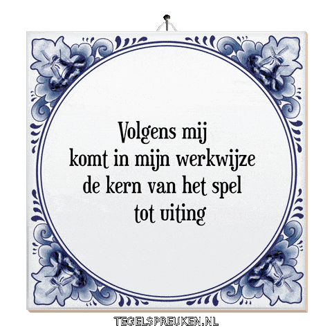 Focus Wijsheid Sticker by Tegelspreuken.nl