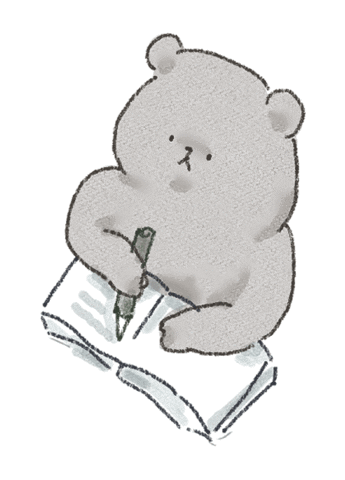 Bear Study Sticker