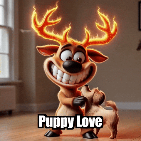 Puppy Love Dog GIF by elkijahspark