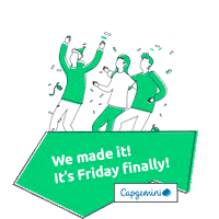 Finally Friday Sticker by Capgemini Polska