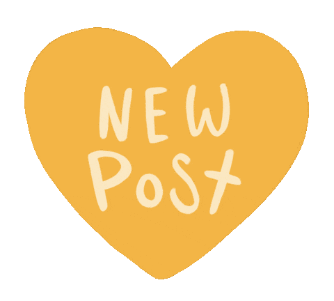 Heart Post Sticker