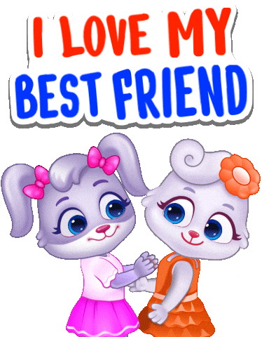 Best Friends Friend Sticker by Lucas and Friends by RV AppStudios